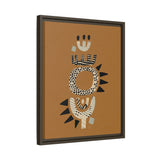 Zaria: Float Framed Matte Canvas Art