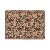 Protea Print Woven Heritage Style Throw