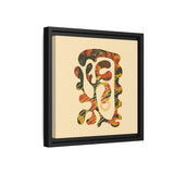 The Shape of Change Float Framed Matte Canvas Art