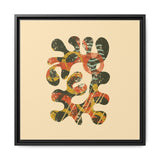The Shape of Change Float Framed Matte Canvas Art