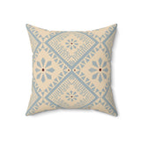 Geometric Mudcloth Inspired Throw Pillow, Modern Diasporic Accent Cushion, Earth Tone Tribal Home Decor, Premium Rectangular Pillow Cover