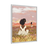 Afterglow Float Framed Matte Canvas Art