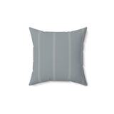 Minimalist Botanical Striped Throw Pillow, Elegant Sage Gray Accent Cushion, Modern Diasporic Home Decor, Sophisticated Living Room Decor