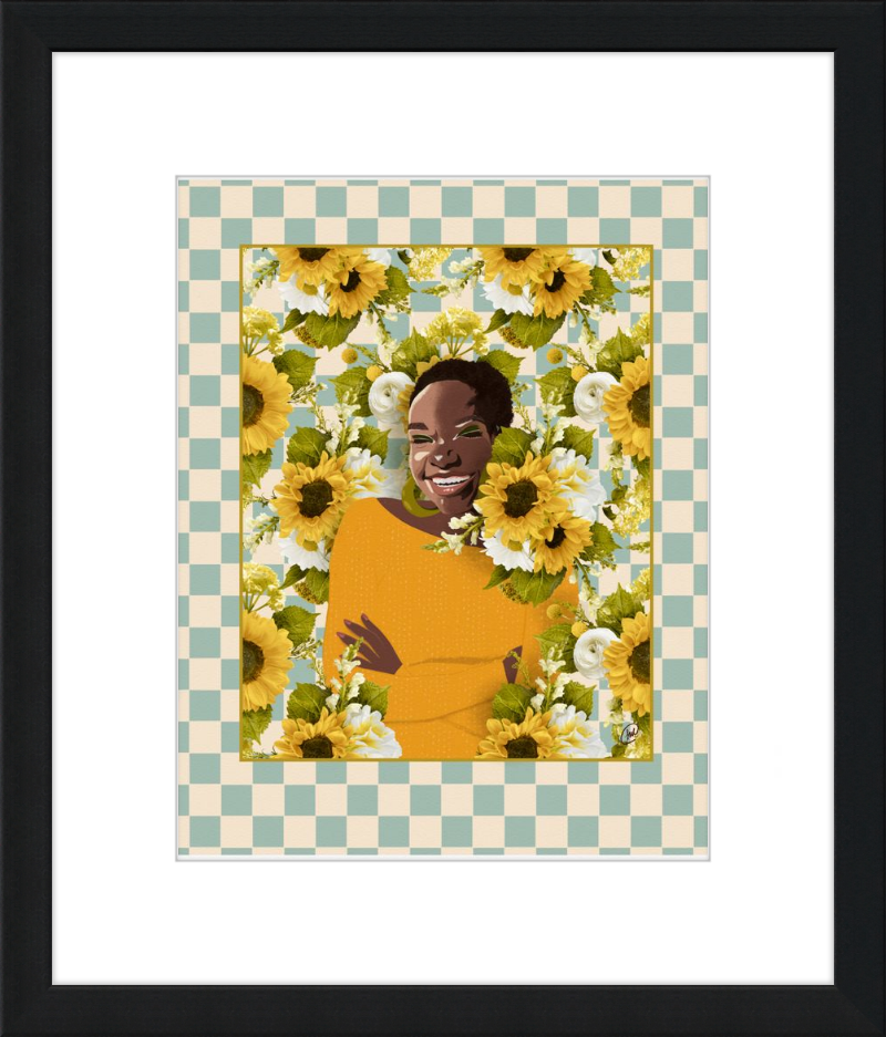 When Flower Bloom in the Sun Framed Art Print