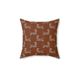 Modern Zebra Pattern Throw Pillow, Sophisticated Olive Green Animal Print Decor for Living Room or Bedroom, Luxury Accent Cushion