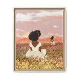 Afterglow Float Framed Matte Canvas Art