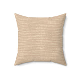 Minimalist Dotted Wave Throw Pillow, Modern Neutral Accent Cushion for Sophisticated Home Decor