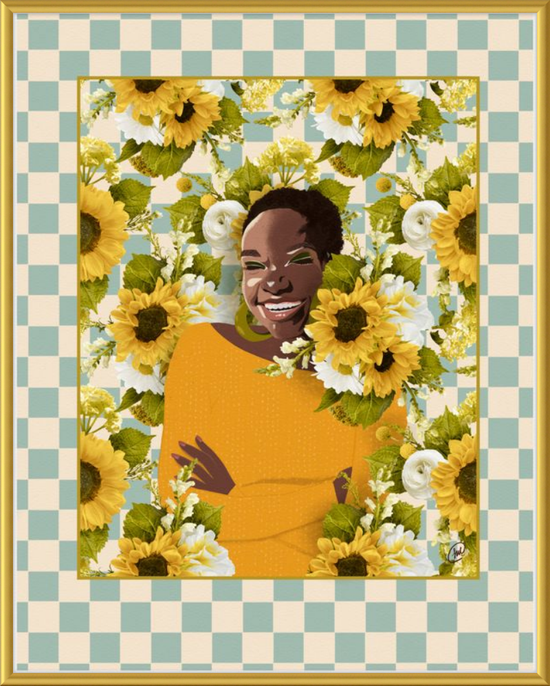 When Flower Bloom in the Sun Framed Art Print