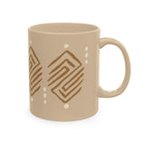 Copy of Copy of Afro Pick Ceramic Mug — Ivory Coffee Cup
