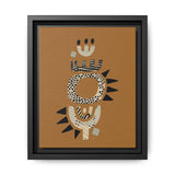 Zaria: Float Framed Matte Canvas Art