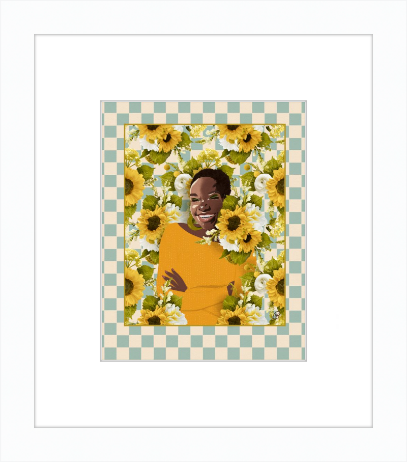 When Flower Bloom in the Sun Framed Art Print