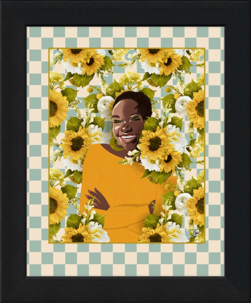 When Flower Bloom in the Sun Framed Art Print