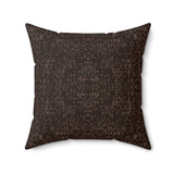 Abstract Geometric Throw Pillow, Modern Neutral Grid Accent Cushion for Sophisticated Home Decor