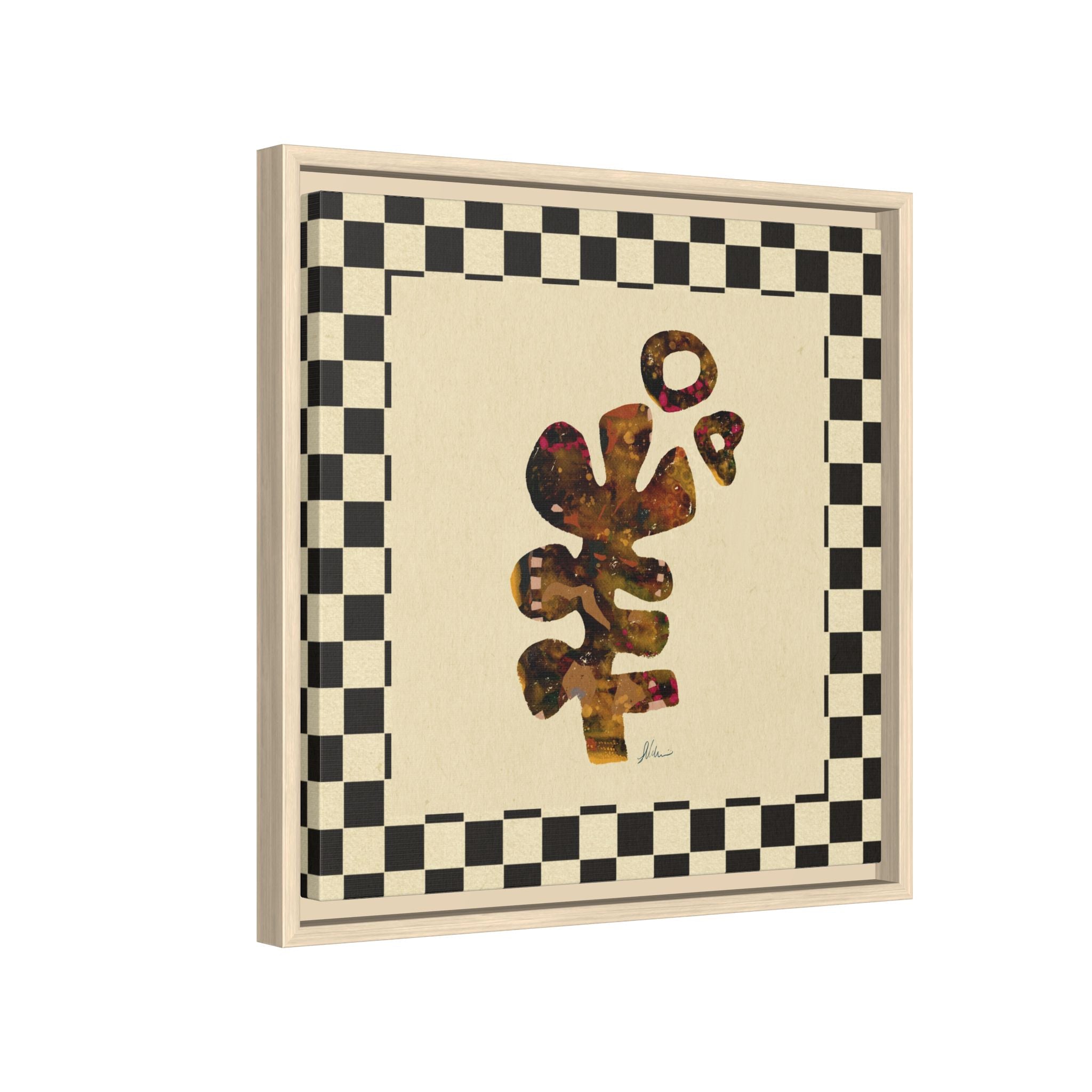 Abiola Float Framed Matte Canvas Art