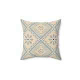 Egyptian Revival Heron Throw Pillow, Modern Diaspora Art Decor, Luxe Patterned Cushion for Elegant Living Rooms