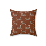 Modern Zebra Pattern Throw Pillow, Sophisticated Olive Green Animal Print Decor for Living Room or Bedroom, Luxury Accent Cushion