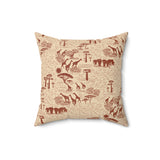 Savannah Sands: Faux Suede Pillow
