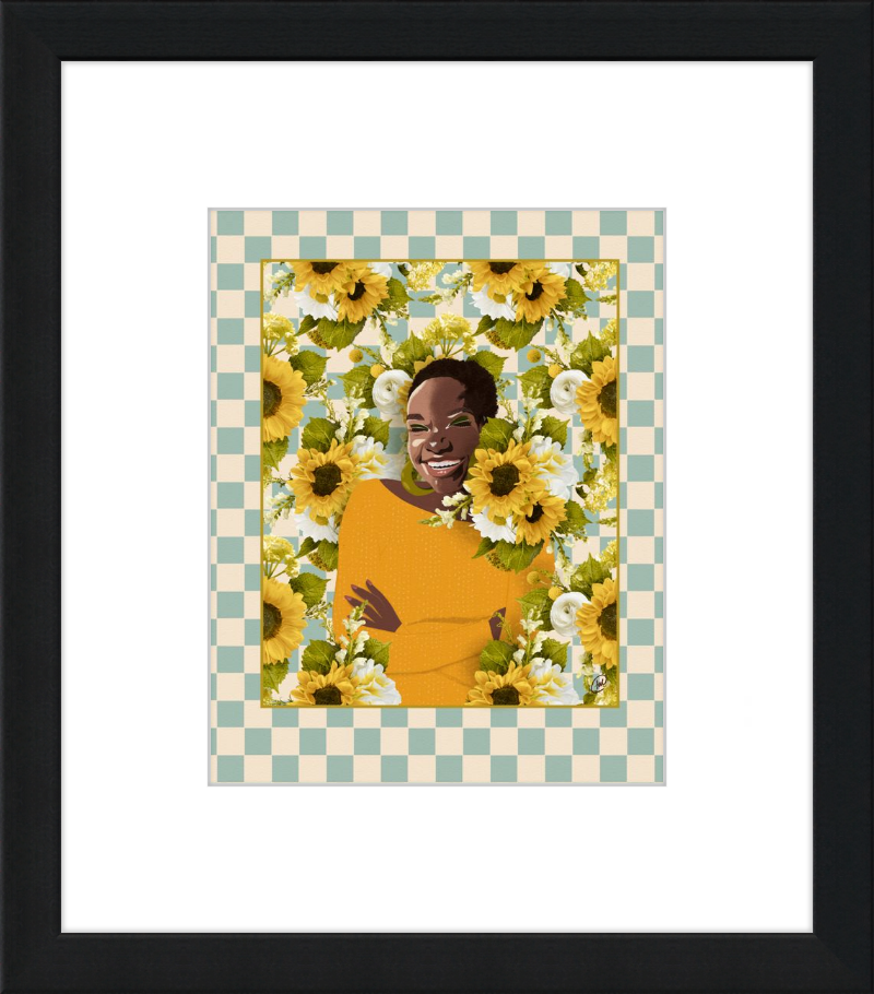 When Flower Bloom in the Sun Framed Art Print