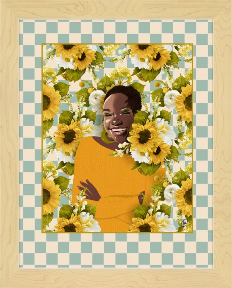 When Flower Bloom in the Sun Framed Art Print