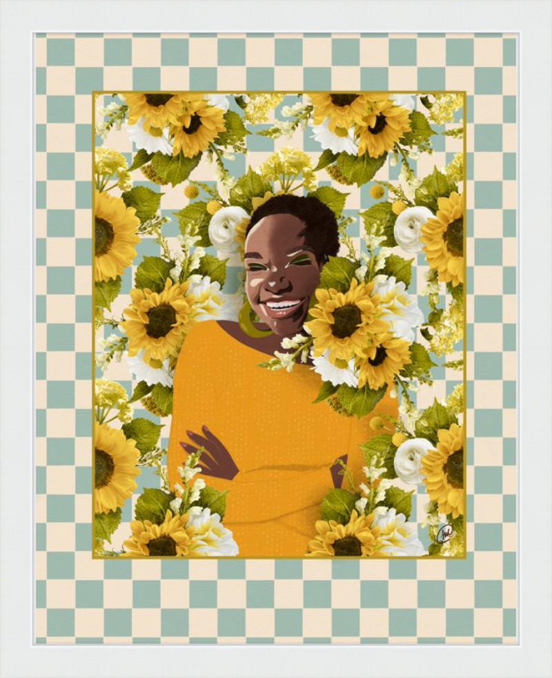 When Flower Bloom in the Sun Framed Art Print