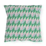 Retro Geometric Outdoor Pillows | Cozy Garden Decor | Boho Style Cushions | Patio Accessories | Nature Inspired Gift