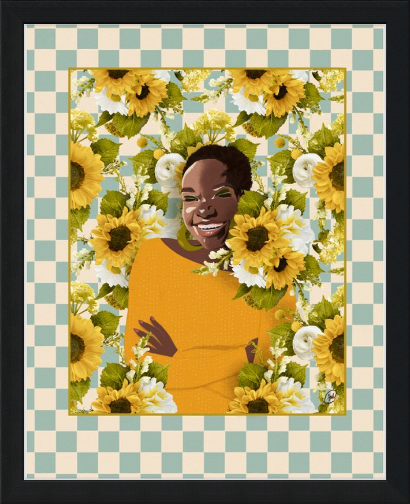When Flower Bloom in the Sun Framed Art Print