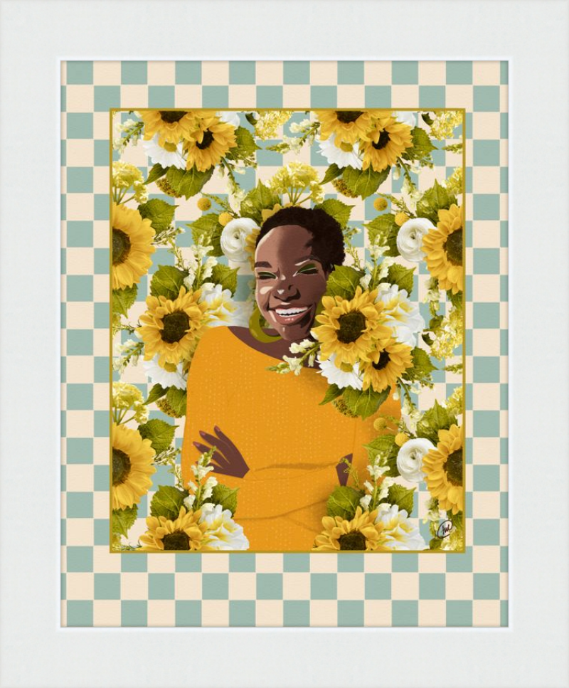 When Flower Bloom in the Sun Framed Art Print