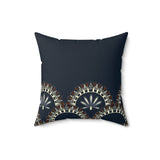 Nile Arc: Faux Suede Pillow