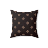 Egyptian Revival Heron Throw Pillow, Modern Diaspora Art Decor, Luxe Patterned Cushion for Elegant Living Rooms