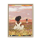 Afterglow Float Framed Matte Canvas Art