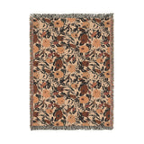 Protea Print Woven Heritage Style Throw