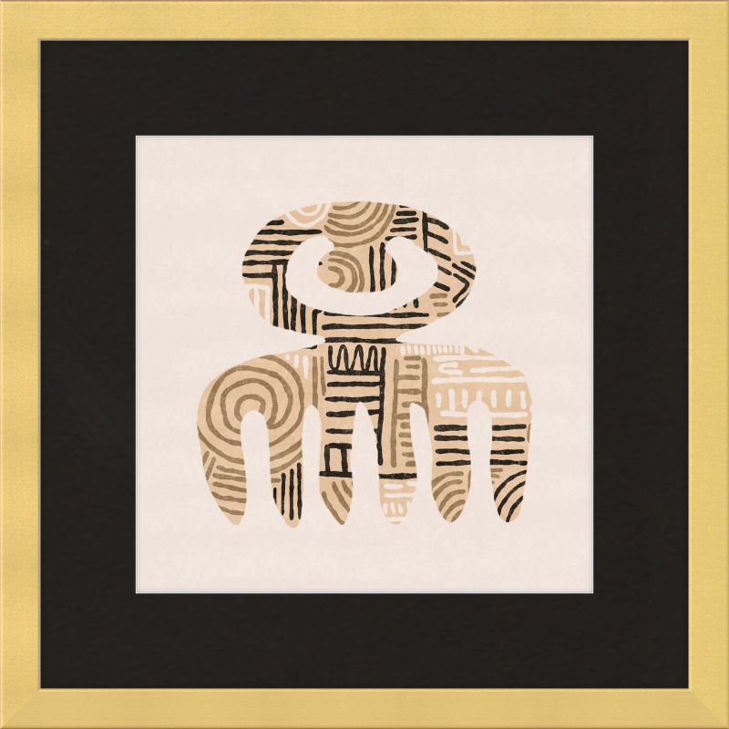 Cartouche Framed Art Print