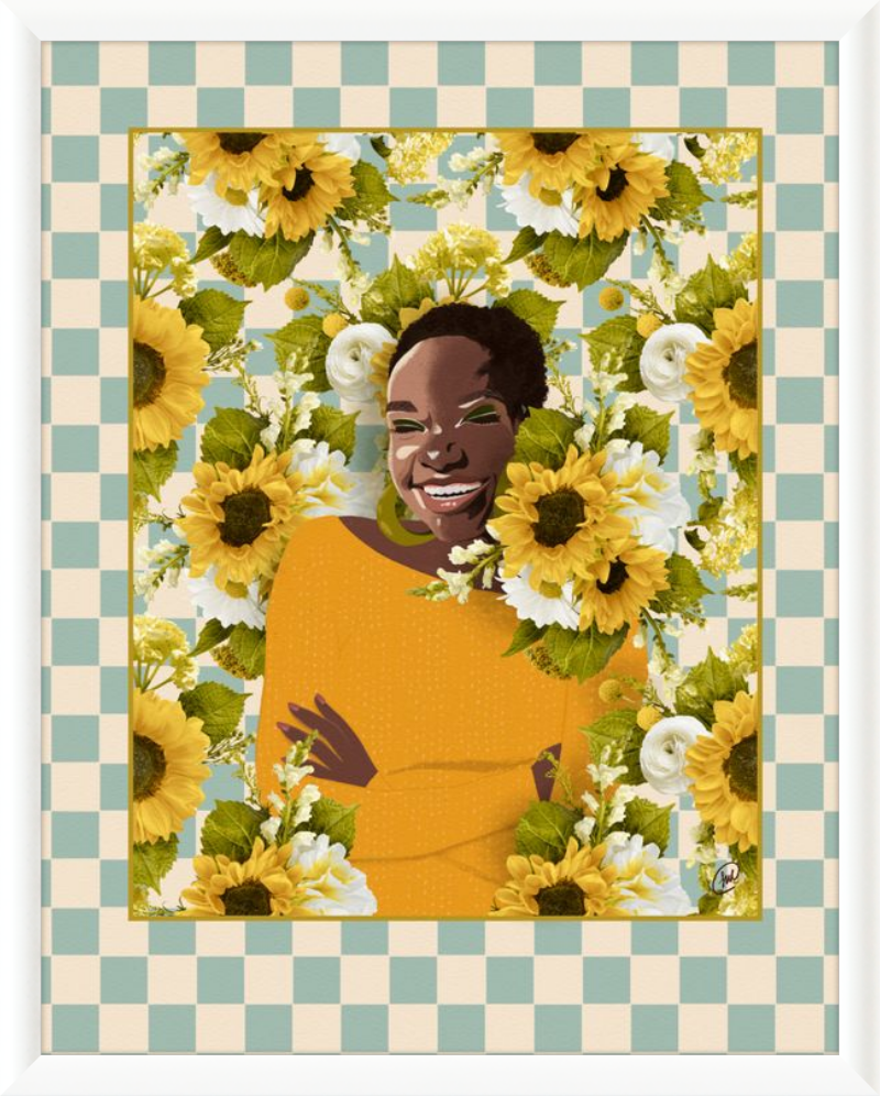 When Flower Bloom in the Sun Framed Art Print