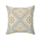 Egyptian Revival Heron Throw Pillow, Modern Diaspora Art Decor, Luxe Patterned Cushion for Elegant Living Rooms