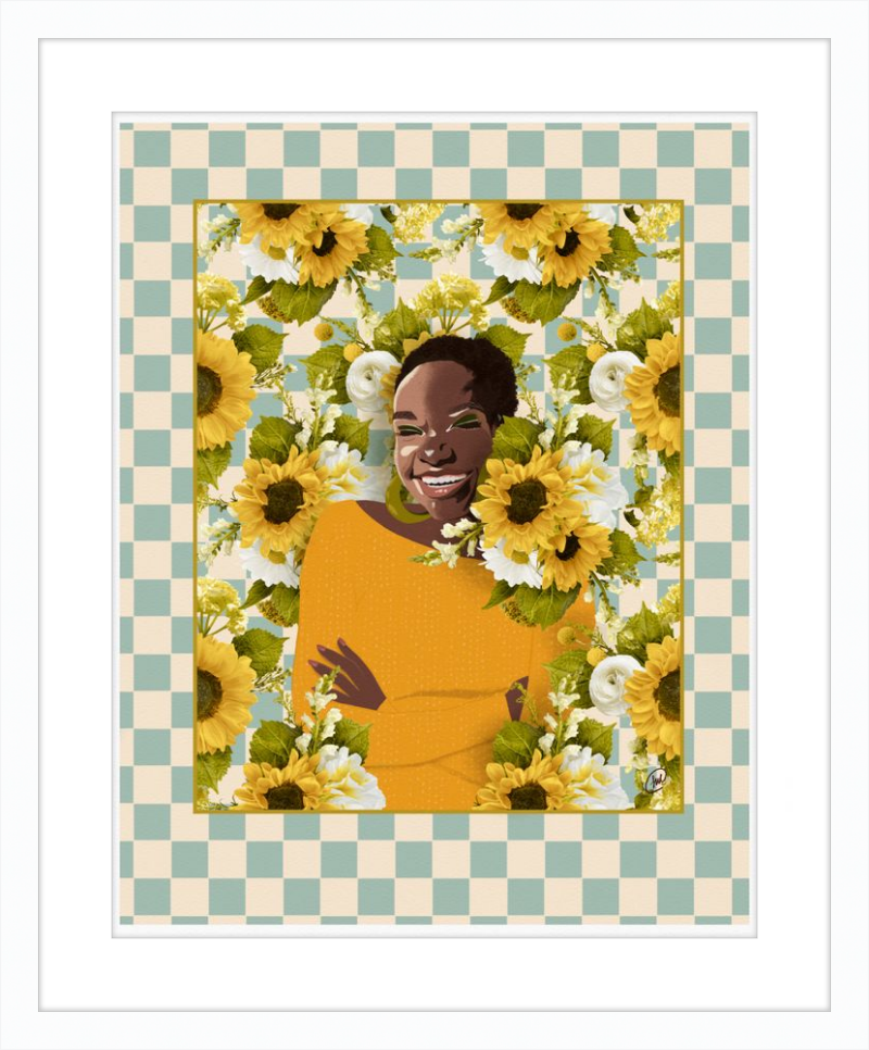 When Flower Bloom in the Sun Framed Art Print