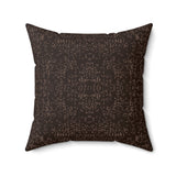 Abstract Geometric Throw Pillow, Modern Neutral Grid Accent Cushion for Sophisticated Home Decor