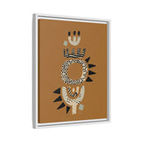 Zaria: Float Framed Matte Canvas Art