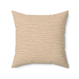 Minimalist Dotted Wave Throw Pillow, Modern Neutral Accent Cushion for Sophisticated Home Decor