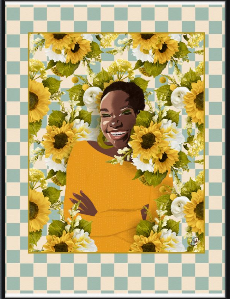 When Flower Bloom in the Sun Framed Art Print