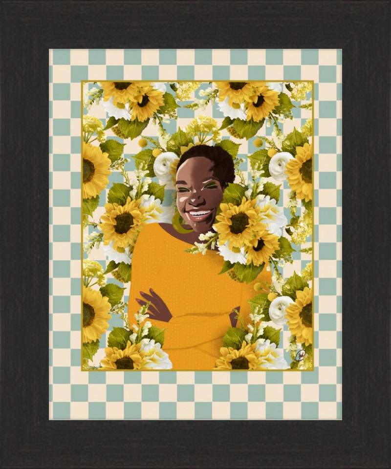 When Flower Bloom in the Sun Framed Art Print