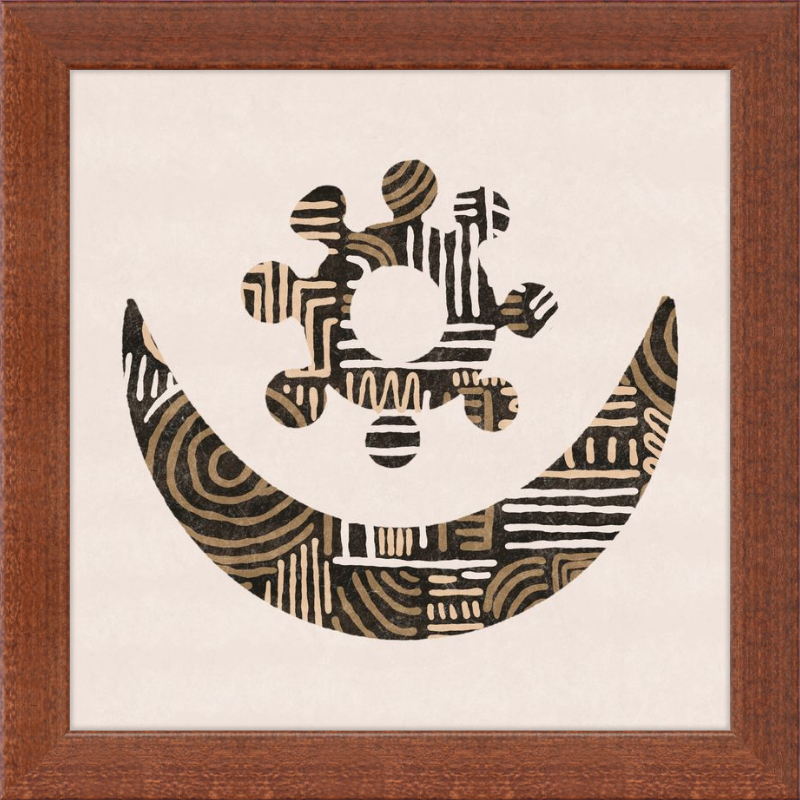 Cartouche Framed Art Print