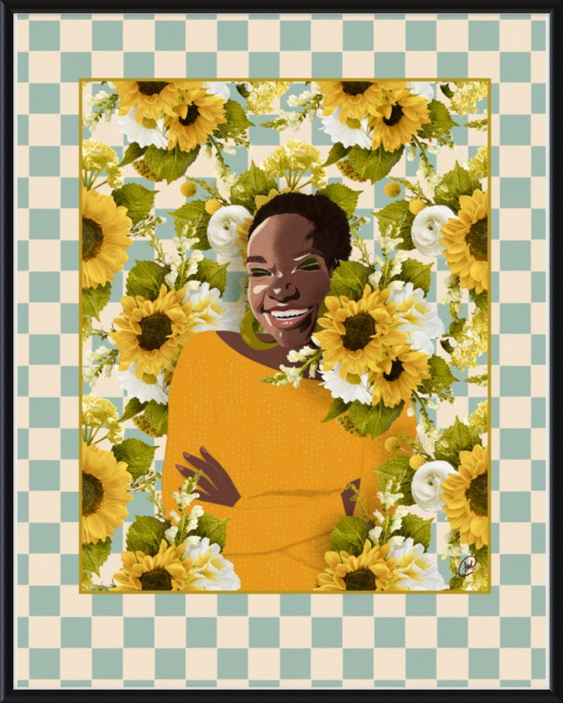 When Flower Bloom in the Sun Framed Art Print