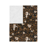 Heirloom Okra Velveteen Blanket
