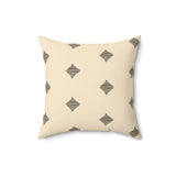 Egyptian Revival Heron Throw Pillow, Modern Diaspora Art Decor, Luxe Patterned Cushion for Elegant Living Rooms