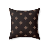 Egyptian Revival Heron Throw Pillow, Modern Diaspora Art Decor, Luxe Patterned Cushion for Elegant Living Rooms