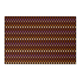 Cadence Plum Collection Chenille Floral Rug — Washable Area Rug