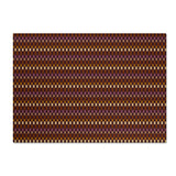Cadence Plum Collection Chenille Floral Rug — Washable Area Rug