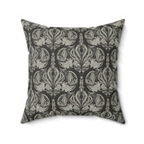 Damask Floral Throw Pillow, Elegant Neutral Pattern Cushion, Soft Luxury Home Decor, Sophisticated Statement Accent