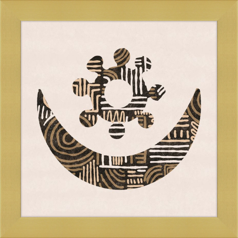 Cartouche Framed Art Print