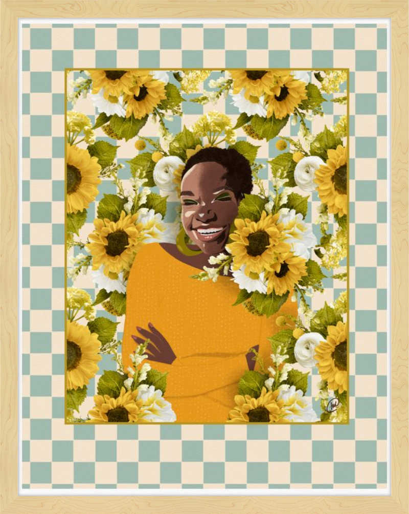 When Flower Bloom in the Sun Framed Art Print
